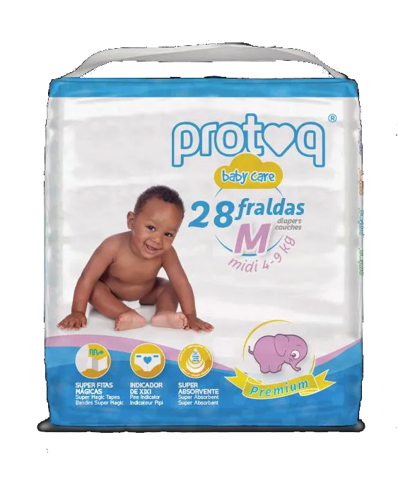 Fraldas Protoq Baby Care - Midi M